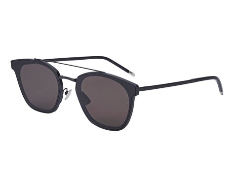 ysl sl 28 sunglasses|Saint Laurent SL 28 METAL 61 Grey & Black Matte Sunglasses.